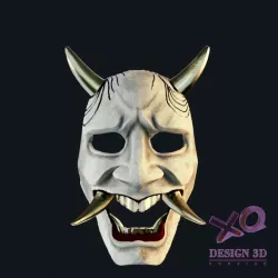 Hannya mask (japanese demon mask)