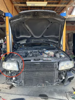 Headlight Tab Repair Kit Audi a4 B5 Left