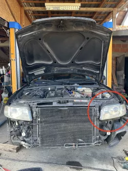 HEADLIGHT TAB REPAIR KIT AUDI A4 B5 RIGHT