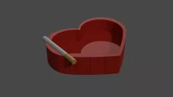 heart ashtray