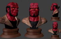 Hellboy bust