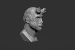 Hellboy bust