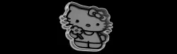 Hello Kitty cookie cutter + stamp