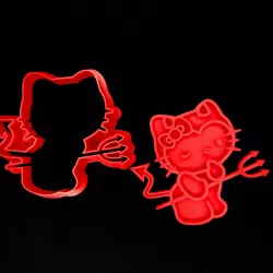 HELLO KITTY DEVIL COOKIE CUTTER