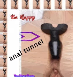 hollow Butt ANAL tunnel plug shower cleaner female Anus Expander Enema tp-02 3d print cnc