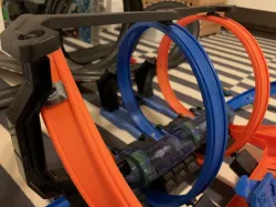 Hot wheels track connector