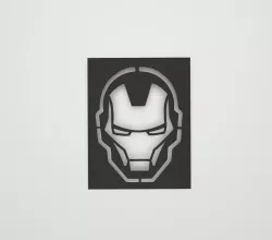 Iron Man Logo Stencil