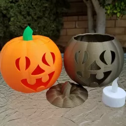 Jack-O'-Lantern Funny Face