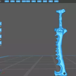 jagged bone sword