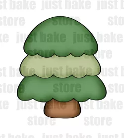 JB0208 - Christmas Tree STL Cookie Cutter