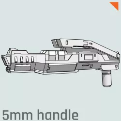 "KAZ-12" Transformers Weapon (5mm post)