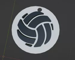 Key Ring Volley Ball
