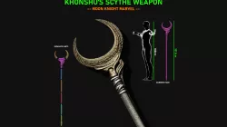 KhonShu Crescent Scythe Weapon - Moon Knight Marvel Cosplay