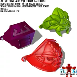 Knee/Elbow Pads pack 2 (Eternia factions)