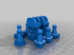 Knights and Pawns for Action Chess