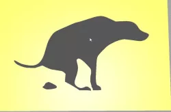 Lab Pooping Stencil