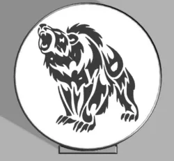 led bear lamp