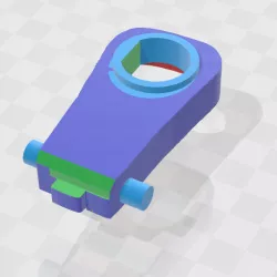 Locking bolt for automatic gate motor