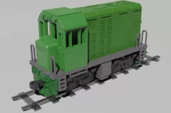 Locomotive Train Miniature CC or BB 201 Chibi (Super Deformed)