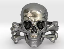 Love Skull & Crossbones ring