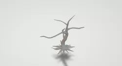 low poly dead tree
