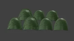 Loyalist Garro Shoulder Armor For All Shoulders of Any Age