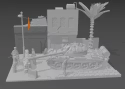 MA Models 3D Middle East Diorama