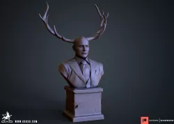 Mads Mikkelsen Hannibal Lecter Wendigo Bust