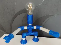 Man bedside lamp / Lampe de chevet