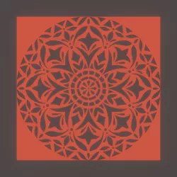 MANDALA STENCIL