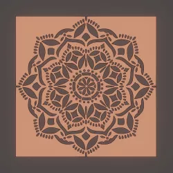 MANDALA STENCIL