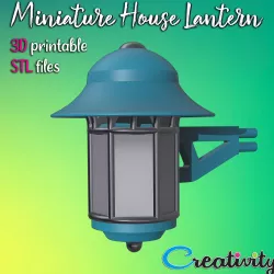 Miniature House Lantern 3D print model