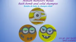 Minion monsters MOLDs: BATH BOMB, SOLID SHAMPOO