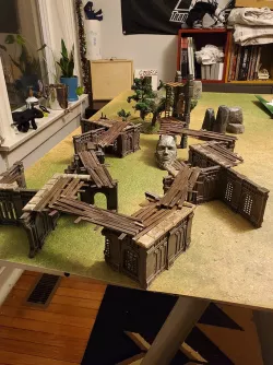 Modular Fantasy Ruin Building System