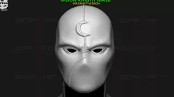 Moon Knight Mask - Mr Knight Face Shell - Marvel Comic helmet
