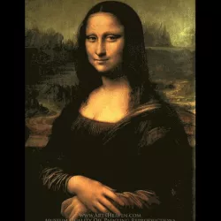 Night Light Lithophane for Mona Lisa