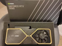 Nvidia RTX 3080 Series Founders Edition fully 3D printable 1:1 scale with spinning fans