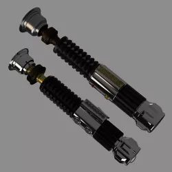 Obi Wan Kenobi Third Lightsaber – A New Hope and Revenge of the Sith Variants - 3D Print .STL File