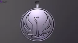 Old Galactic Empire Pendant magnet