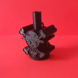 One Piece skull bong mouthpiece
