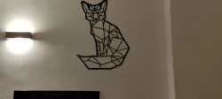 Origami Fox Wall Decoration 1m