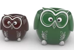 Owl Planter 3D model