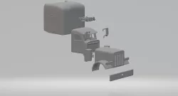 Peterbilt 379 cabin