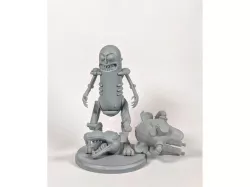 Pickle Rick with Rat Helmet