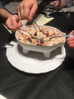 Piggy shaped food platter