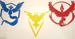 Pokemon Go Team Decals and Badges