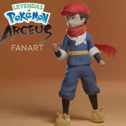 POKEMON LEGENDS ARCEUS MAIN CHARACTER