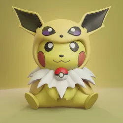 Pokemon - Pikachu Cosplay Jolteon