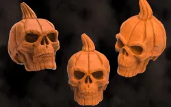 Pumpkin Skull