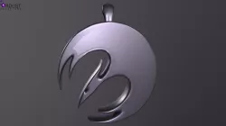 Rebel Phoenix Pendant magnet